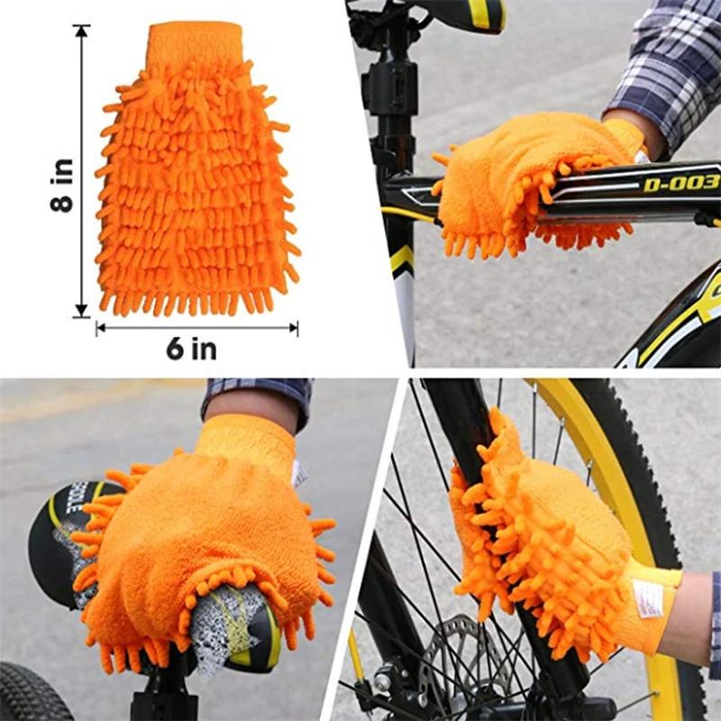 Chain Cleaner Portable Cycling Cleaning Kit Bicycle Scrubber Brushes Set Bike Wash Repair Tool for Mountain Road Motorcycle