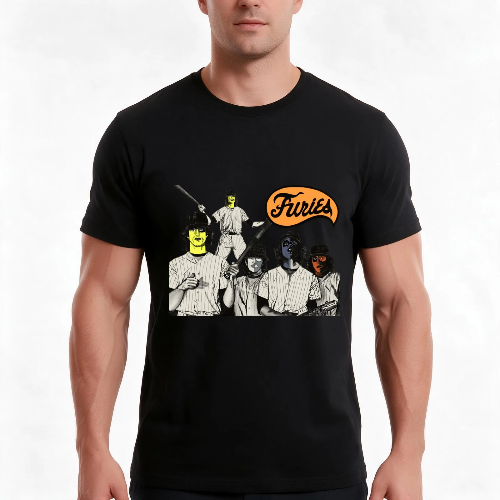 The Furies gang from The Warriors movie (R) Coffee \t \t T-Shirt Summer Casual Cotton Tee Oversized Streetwear Tops