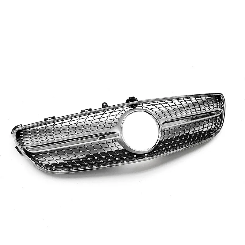 

Grille for Mercedes benz 2015-2018 CLS W218 Modification Diamond Mesh Front Bumper Grill