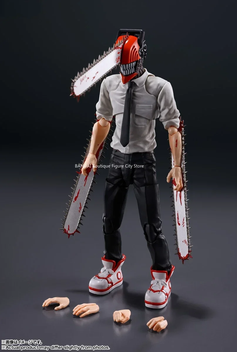 В наличии Новый Bandai SHF Chainsaw Man Series Chainsaw Man [BEST SELECTION] Фигурка Модель Подарок Коллекционная игрушка