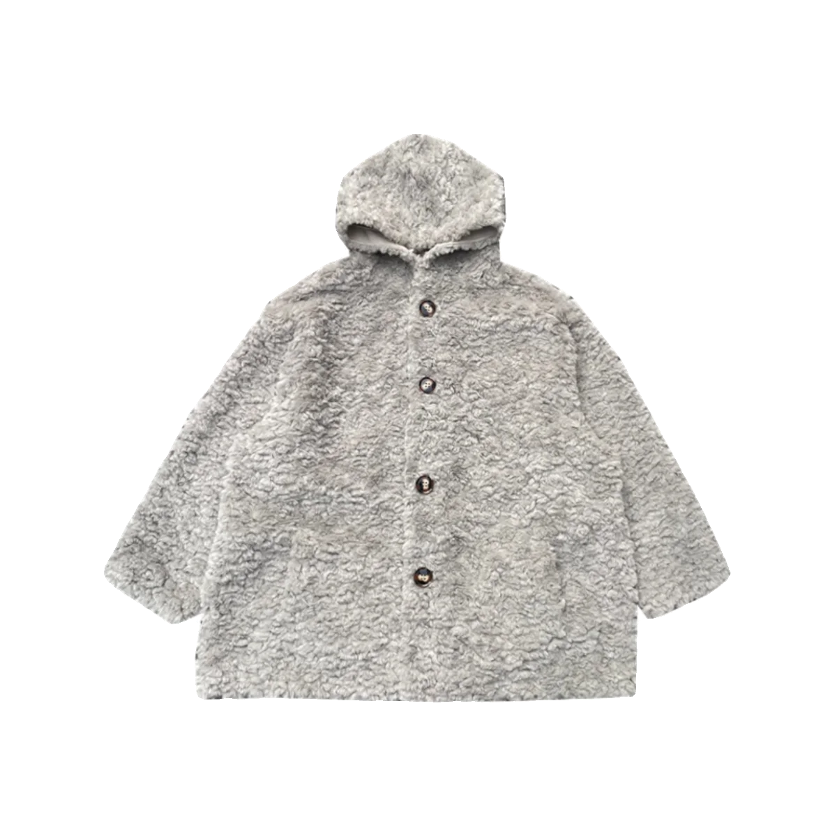 Women 2024 Winter New Loose Hooded Coat Lamb Fur One-piece Thickened Plush Top Casaco Feminino De Inverno Super Quente