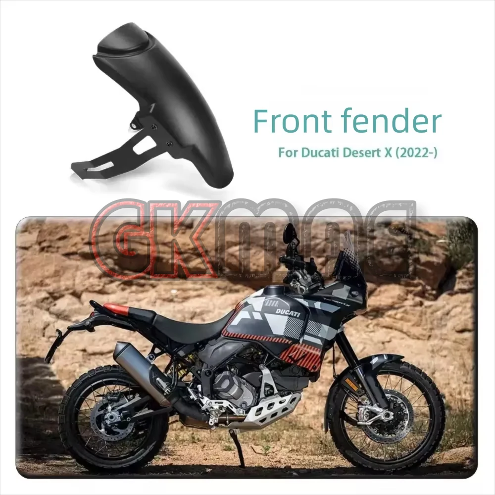 New For Desert X Motorcycle Modified Front Fender Extender Mudguard Splash Guard Wheel Fender Mud Flap Accessories Fit DesertX