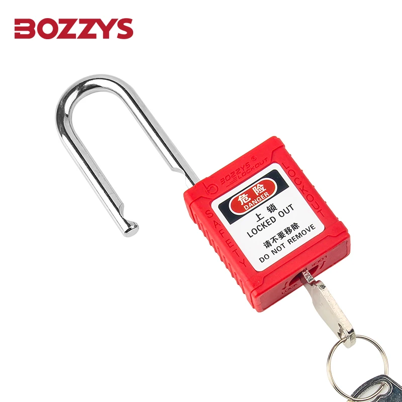 Imagem -04 - Meninos Alike Lock Cadeados de Segurança Aço Manilha com Chave Cadeados com Master Key Management Bloqueio e Tagout 6x38 mm 10 Pcs