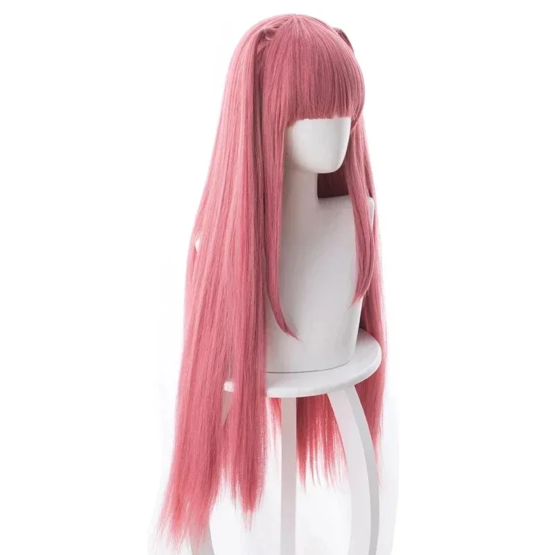 The Quintessential Quintuplets Nakano Nino Cosplay Long Straight Wig With Hairpins Hair Perucas Wigs   Wig Cap