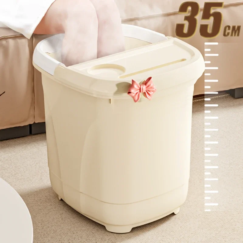 Foot Soaking Bucket For Household Use Leg Washing Tub High Depth Container For Heel Bath Sole Fumigation Winter Insulation