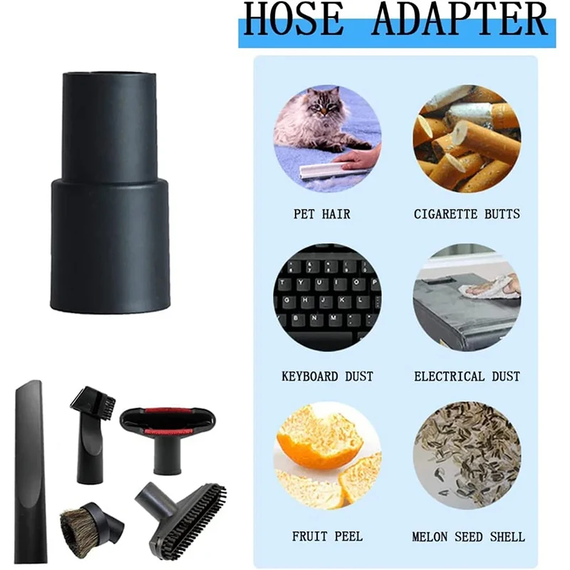 For Universal Vacuum Cleaner Brush Nozzle 32 &35mm Brush Head Cleaning Tool Long Flexible Flat Slim Suction Nozzle Head For Bed image 5