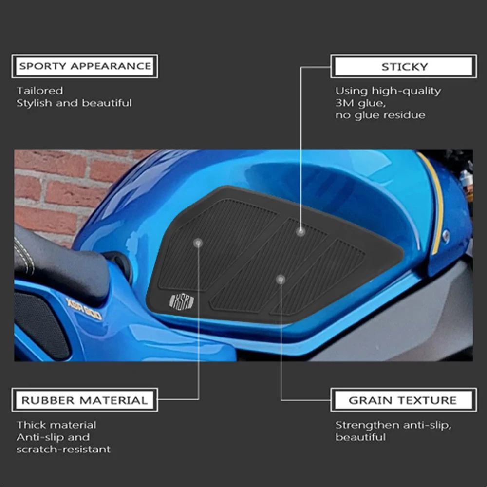 Calcomanías laterales antideslizantes para motocicleta Yamaha XSR 900, XSR900, xsr900, 2022