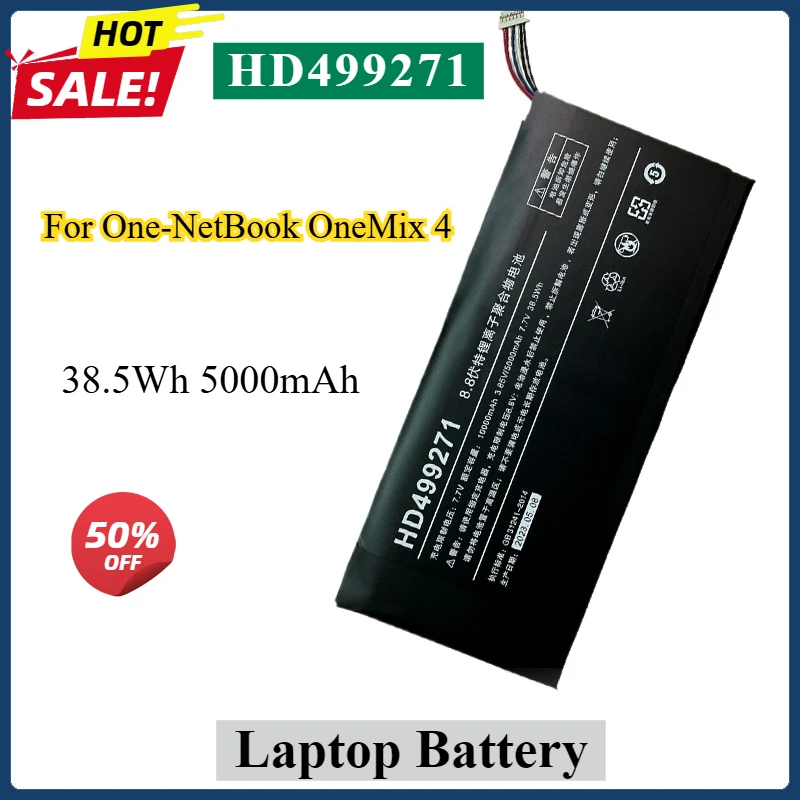 

38.5Wh HD499271 Laptop Battery For One-NetBook OneMix 4 One Mix 4 Platinum Edition AEC499271