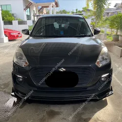 Front Bumper Lip Splitter for Suzuki Swift MK3 A2L RS Only 2016-2022 Swift Hikari Spoiler Diffuser Body Aero Kits Tuning Mods