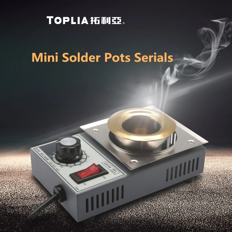 

UNI-T TOPLIA Mini Solder Pots Titanium-plated Solder Pot Suitable For Minor Repair And Personal Use EHH730 EH731 EH732 EH733