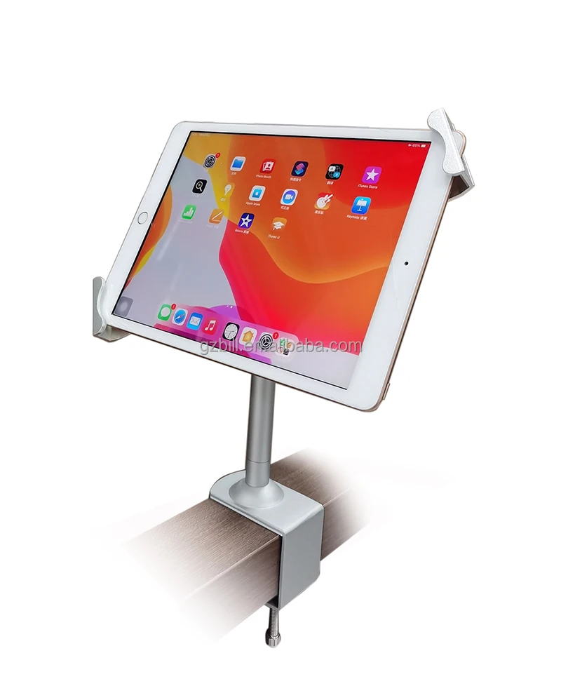 Tablet PC Security Table Clamp Stand Universal Holder For 8.7-13 Inch Tablet