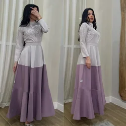 Customized Jiayigong Elegant High Collar A-line Evening es Beading S Anke Length Custom