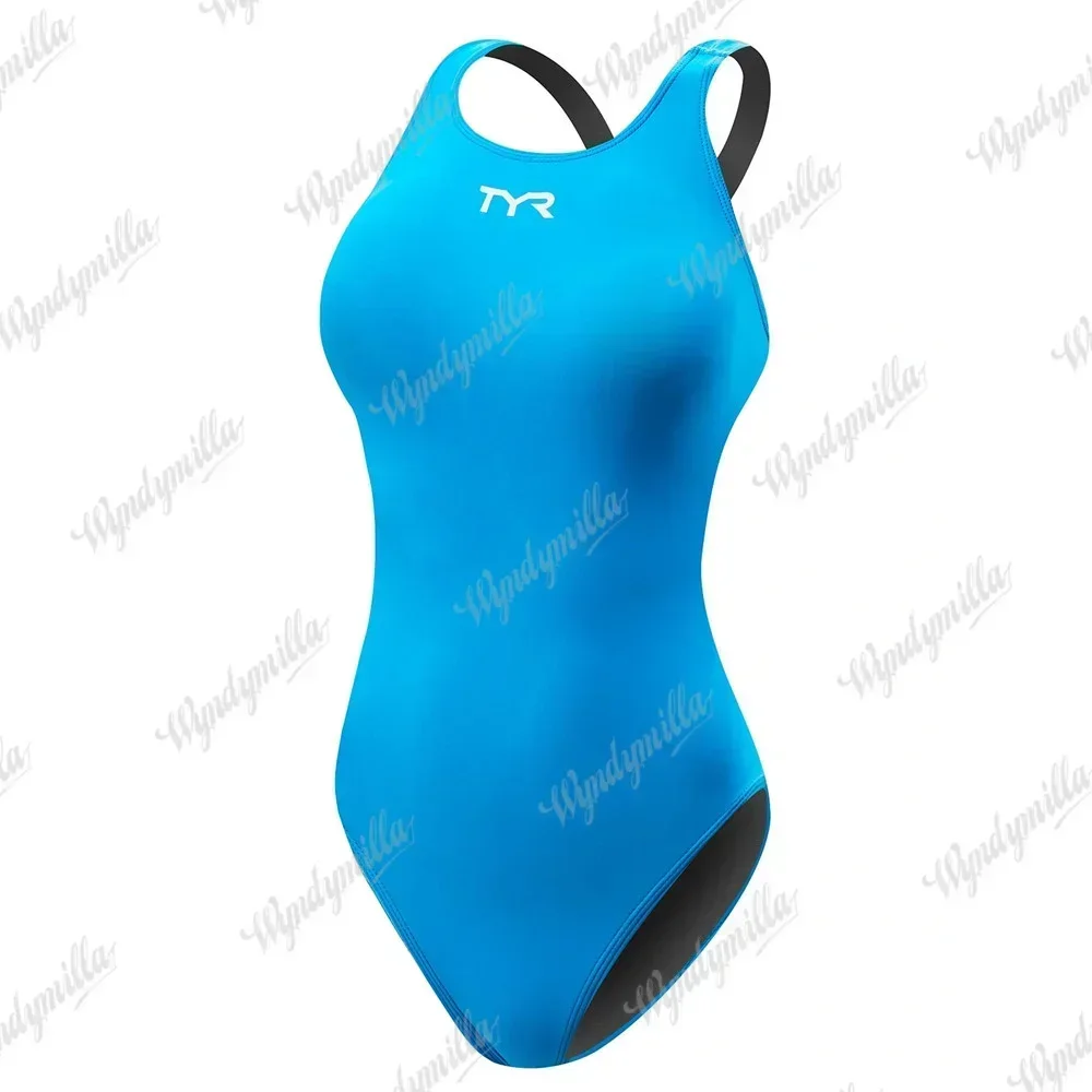 Swimwear Women 2022 New Tyr Wide Shoulder Straps Swimsuit Open Water Practice Swimwear Triathlon Physical Fitness Swimming Suit