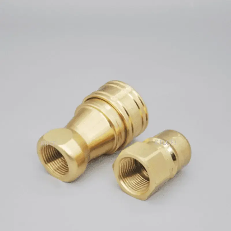 Double Self Sealing Open Close High Pressure High Temperature Connector Hydraulic Quick Connector