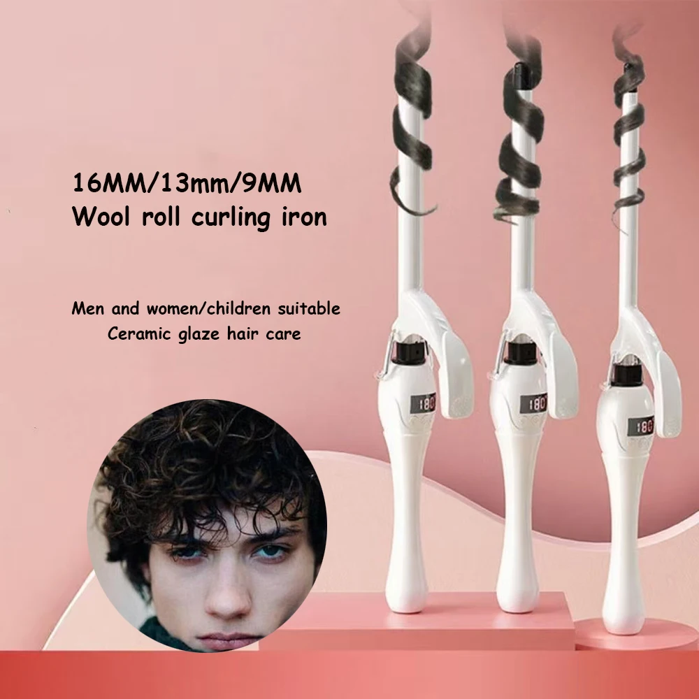 

Heating Curler Wand Curly Tongs Ceramic Electric Small Crimping Iron Hair Crimper Hair Straightener Styling Tools