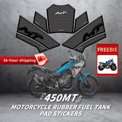 For CFMOTO 450MT 450 MT Motorcycle Accessories Rubber Gas Tank Decoration And Protection Thicken Decals Fuel Tank Stickers Kits