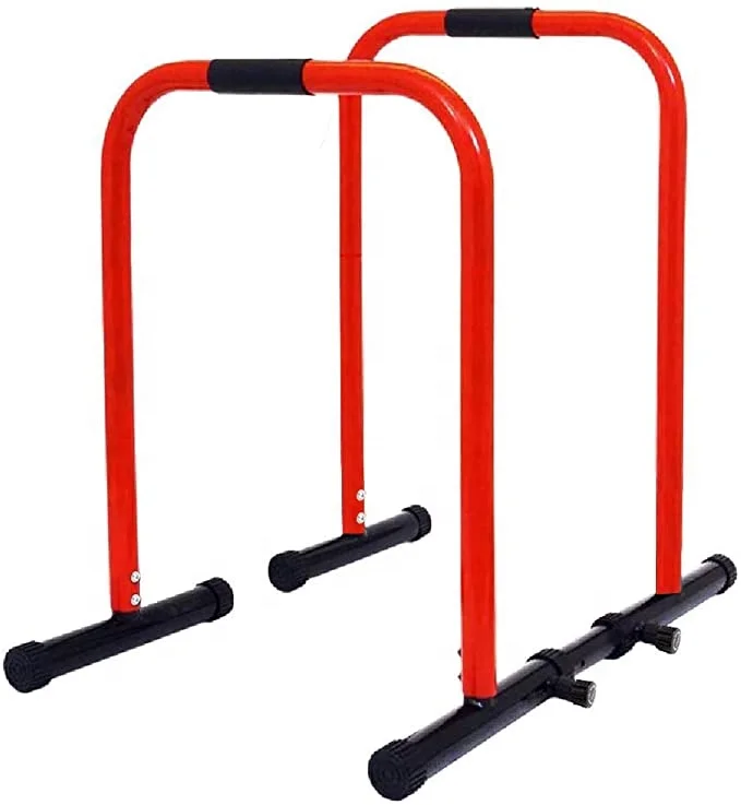 

Custom Color Free Standing Pull up Bar and Dip Station Parallel Bars Dip Bar