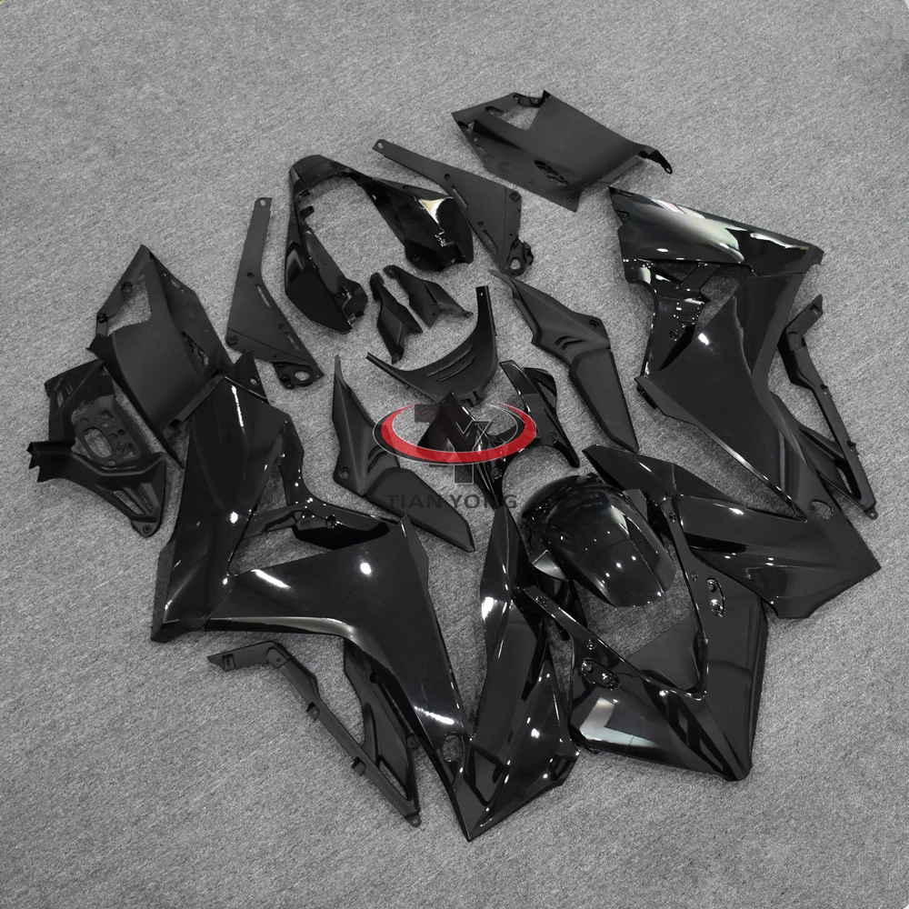 Motorrad für Honda CBR650R 2019 2022 2023 2024 2025 Vollverkleidungs-Kits CBR650R Einspritz-Karosserieverkleidung, komplett glänzend schwarz