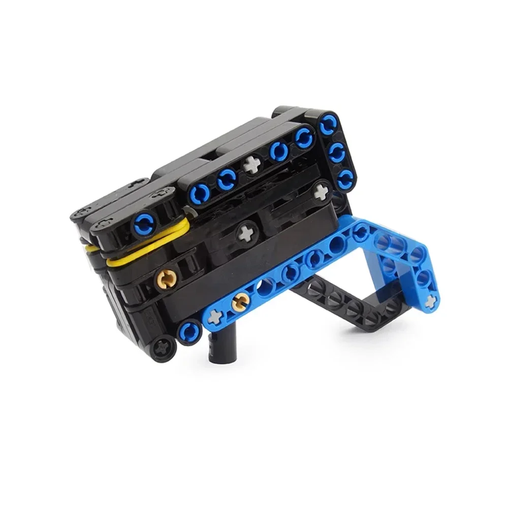 

MOC Mini Toy Pocket Gun Building Blocks Ejector Gun Model with Bullets Assemble Shooting Toy Kids Gifts Compatible with legoeds