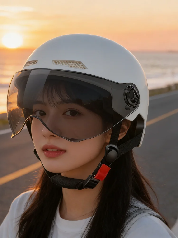 AliExpress abay 3C Certified Electric Bike Helmet, Adult Scooter Safety Helmet, Motorcycle Half Helmet, Unisex Protective Gear for Riding.