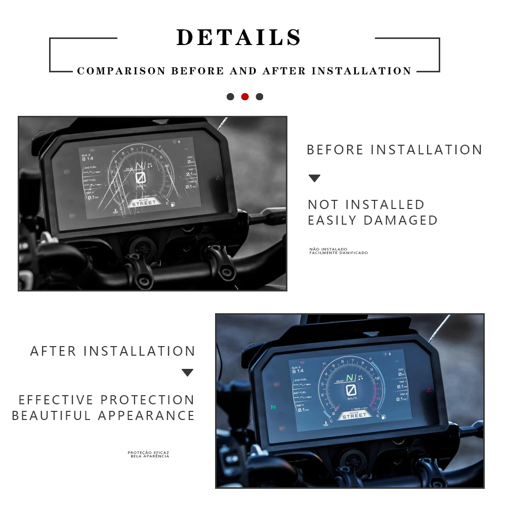 Motorcycle Scratch Cluster Screen Dashboard Protection Instrument Film For Yamaha Tracer9 tracer 9 Tracer-9 GT + 2023