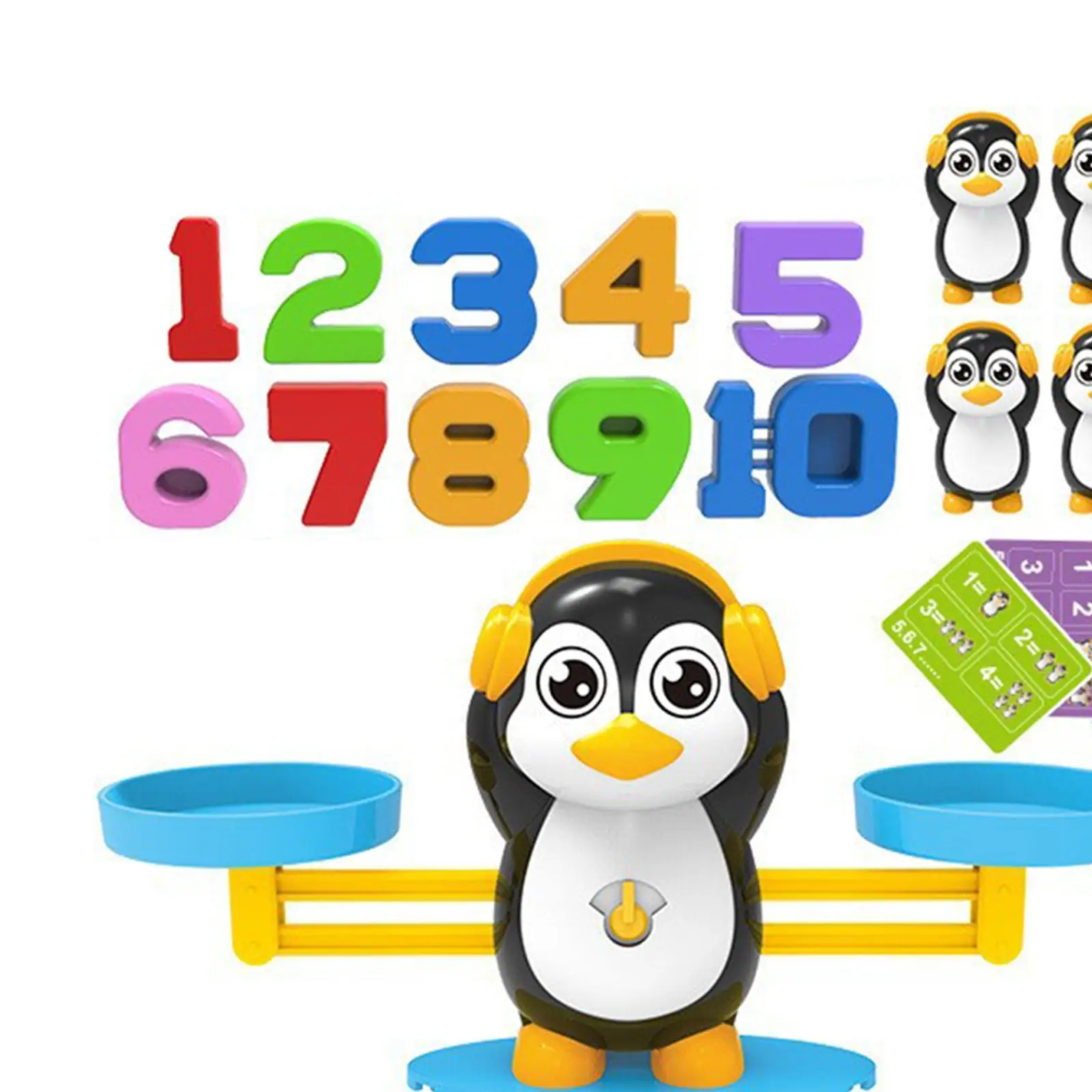 ペンギンバランスカウントゲームインタラクティブデスクトップ就学前教育玩具3-5歳幼稚園男の子女の子子供用