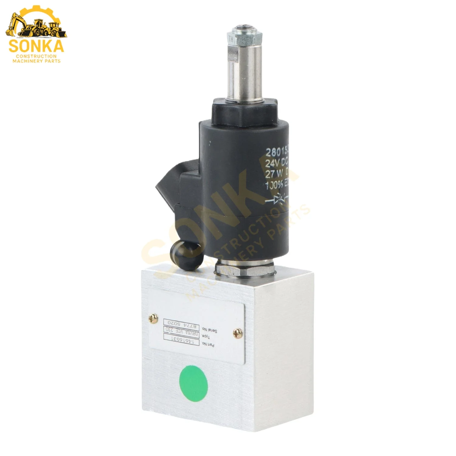 VOE14616531 Solenoid Valve for Volvo Excavator EC250D EC290B EC290C EC300D EC480E EC480EHR EC750D EC750E EC950E ECR305C FC3329C