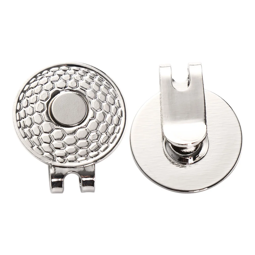 

Accessories Outdoor Sports Metal Gift 20/25mm Ball Marker Holder Golf Hat Clip Golf Ball Marker Magnetic Cap Clip Golf Cap Clip