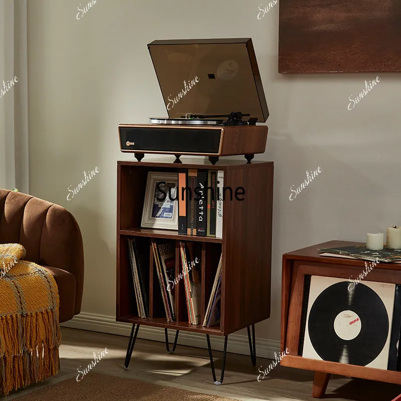 Vinyl record player retro bluetooth audio ornament gift simple