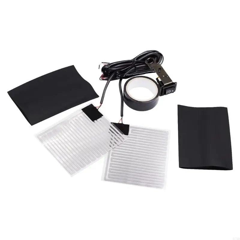 H7BD 12V אופנוע חורף חימום חורף כרית כידון חשמלית מחממת מחממה יותר