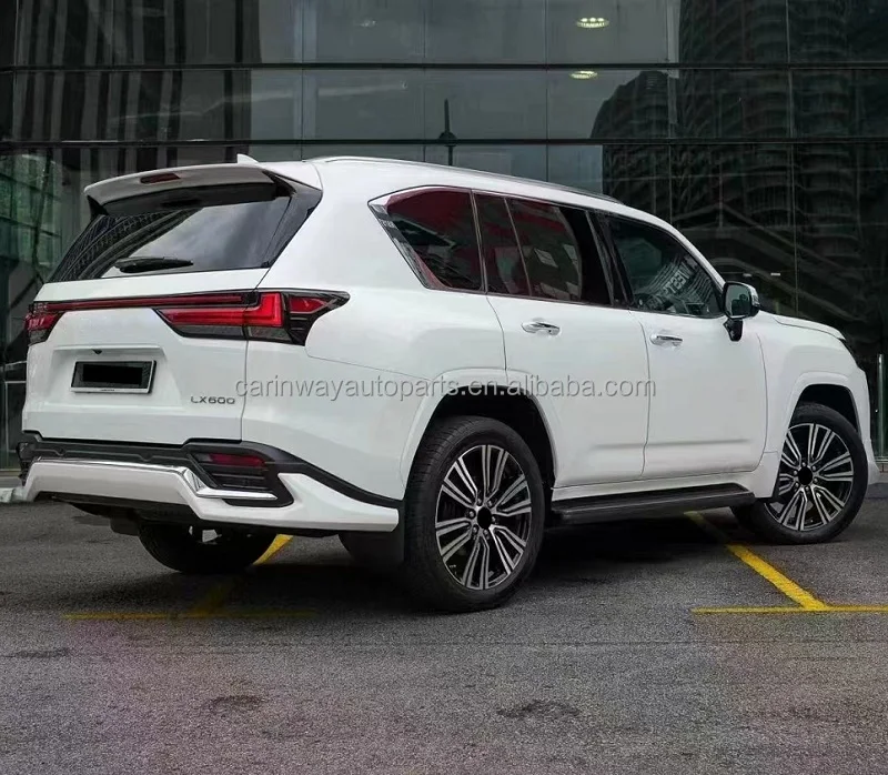 Modellista Design Front& Rear  Bumper Spoiler Bar LX600 Accessories White Car Accessories Body KitsFor Lexus LX600 2022