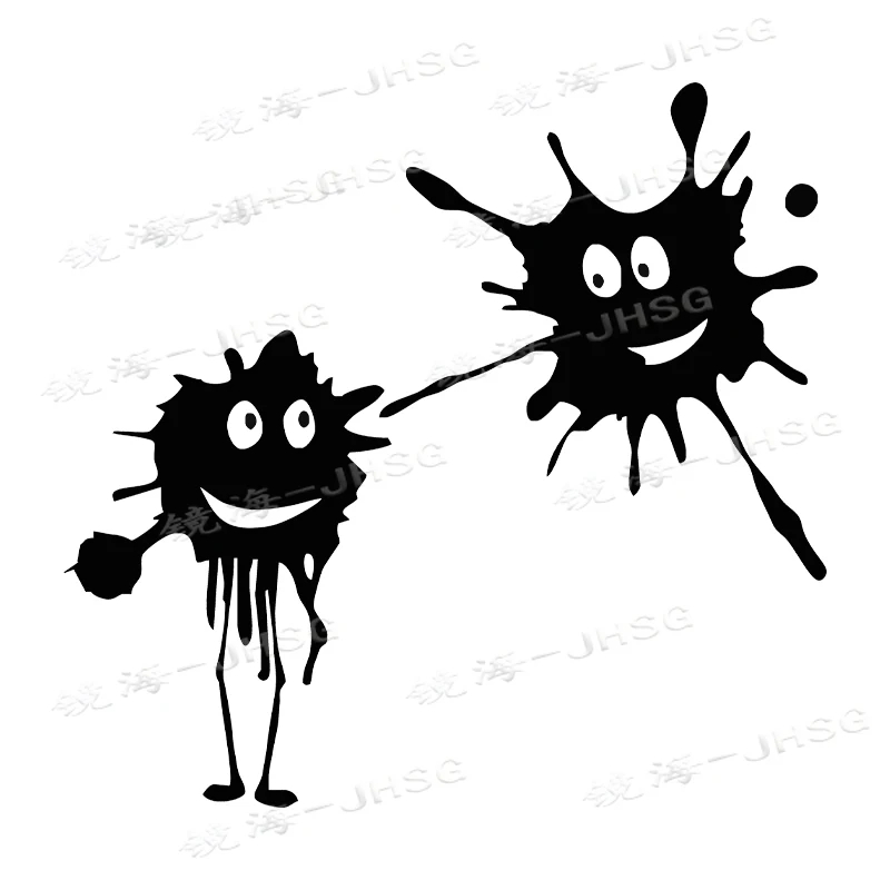 

Merry Blots Fun Car Stickers Vinyl Stickers White/Black for Car Styling Vehicle Decoration Accessories