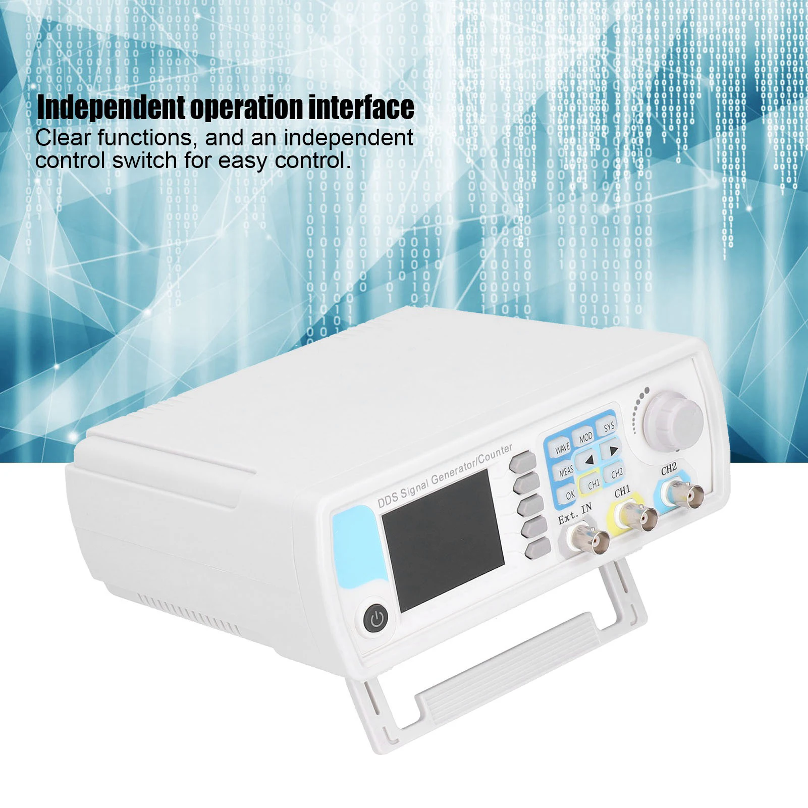 Frequency Counter DDS Signal Generator JDS6600-50M Dual Channel Arbitrary Waveform Signal Generator Pulse Signal Frequency Meter