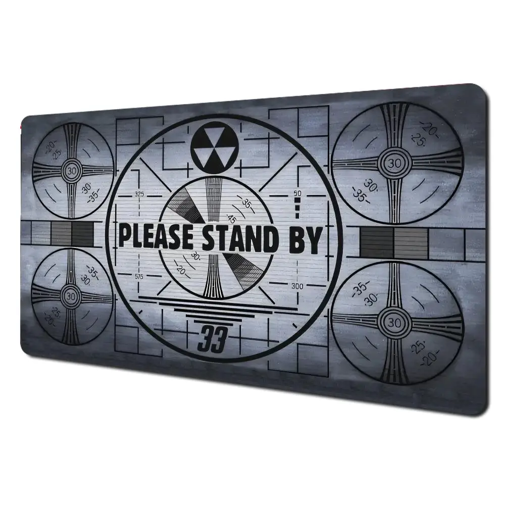 "Fallout: Live" "يرجى الانتظار" لوحة ماوس Nootbook Game Rug كبيرة للألعاب غير قابلة للانزلاق وسادات ممتدة للكمبيوتر المحمول والكمبيوتر اللوحي حصيرة صغيرة للعب #1