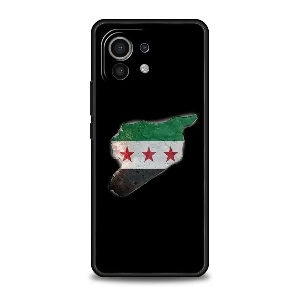 Phone Case For Xiaomi Mi 15 14 13 12 11 Lite 14T 13T 12T 11T Pro Poco X6 X5 M3 X3 Pro F5 F4 Cover Syria flag