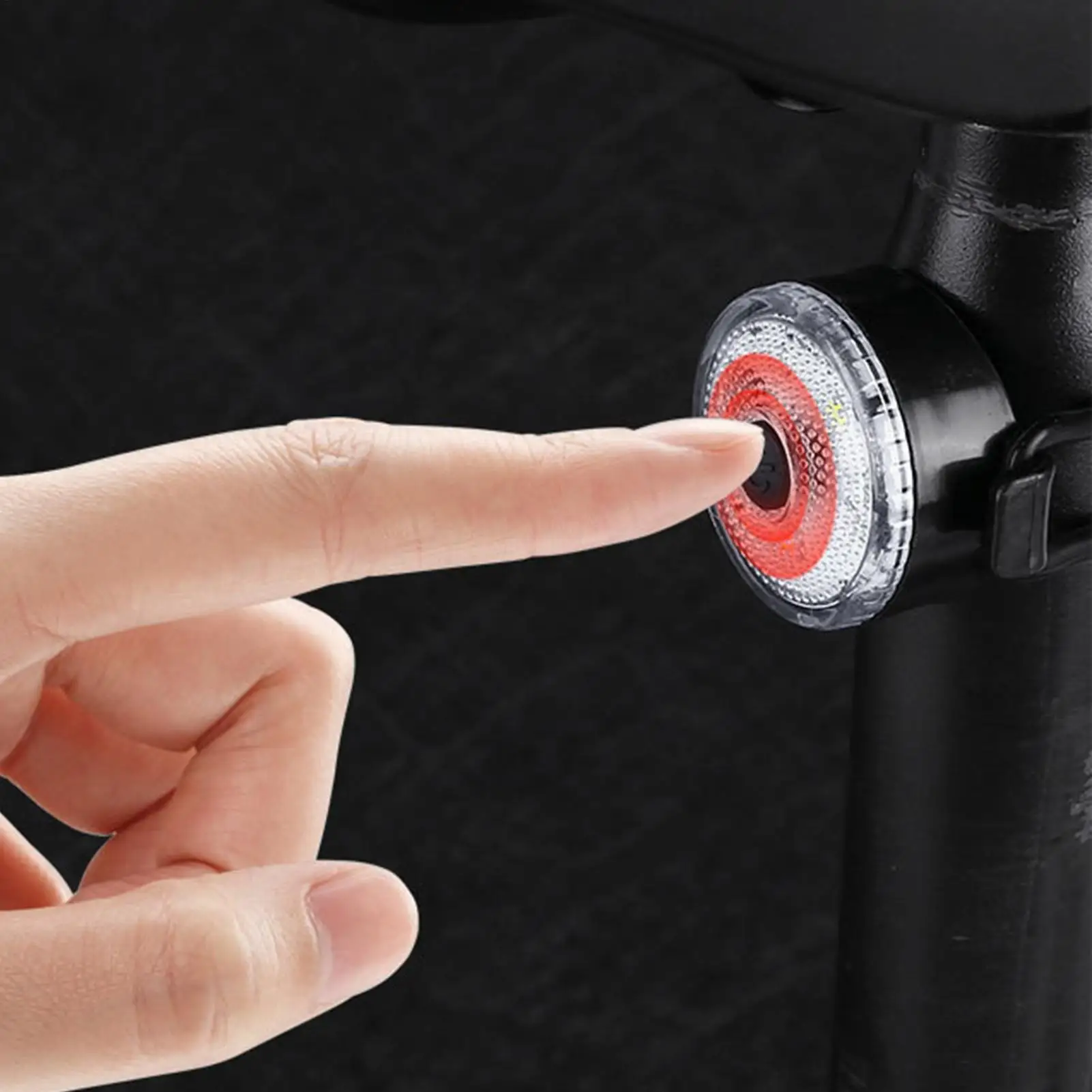 

Велосипедный фонарь безопасности, перезаряжаемый через USB, велосипедный быстросъемный задний фонарь, 3 режима освещения, водонепроницаемый задний фонарь