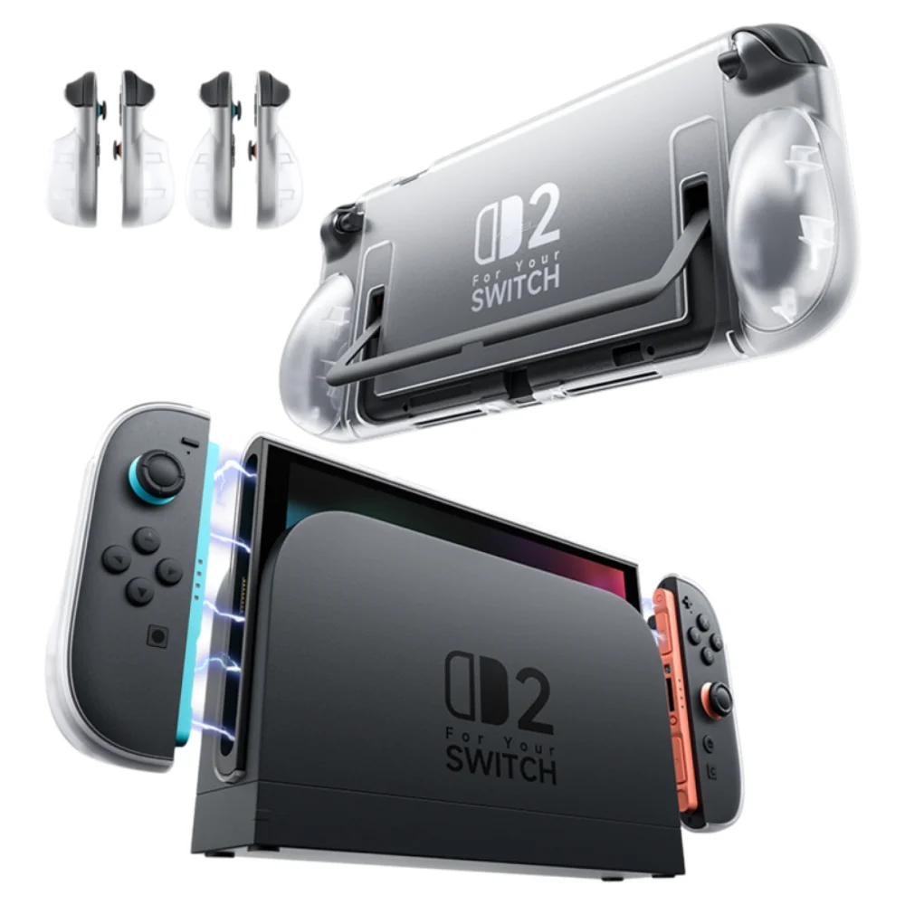 

Split Transparent Ergonomic Protective Case for Switch 2