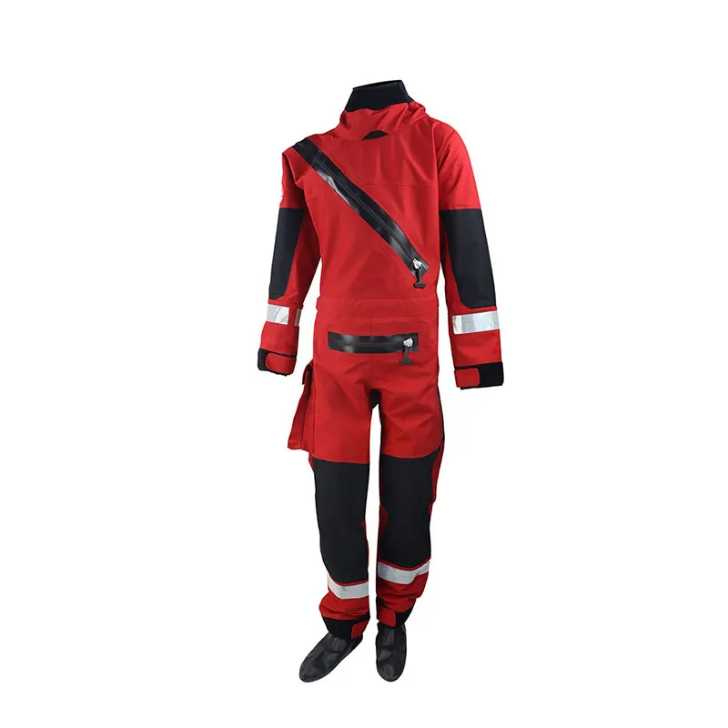 One Piece Cut Water Rescue for Lifeguard Comfortable Wear Dry and Wet Suit for Men