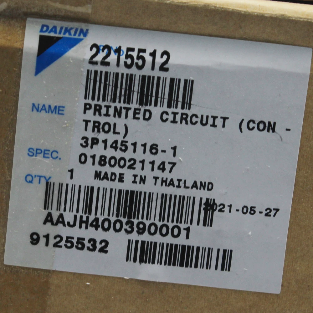 แผงวงจรพิมพ์หมายเลขชิ้นส่วน EC0419-1 300268P 2215512สำหรับ DAIKIN หน่วยกลางแจ้ง RZR125HUY14 RZQ125B9W1B ใหม่