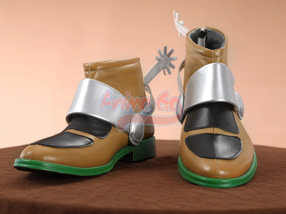 

Gyro Zeppeli Anime Steel Cosplay Shoes for Men Role Play