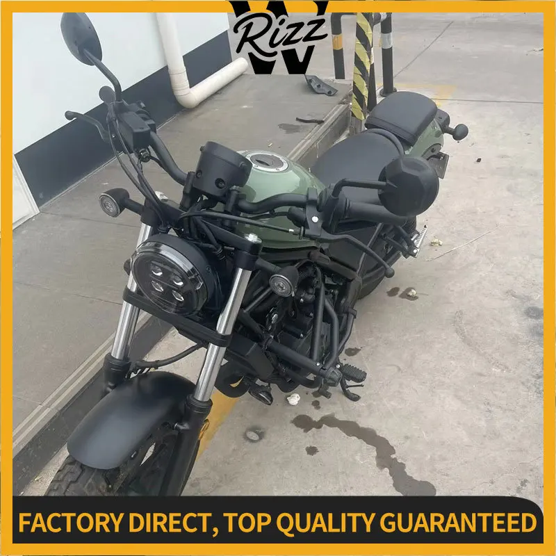 CMX300 Bumper Engine Guard Crash Bar Fit For Honda Rebel CMX500 2017-2024 Refitting Rebel Rebel Front Bumper Spring Ball Against
