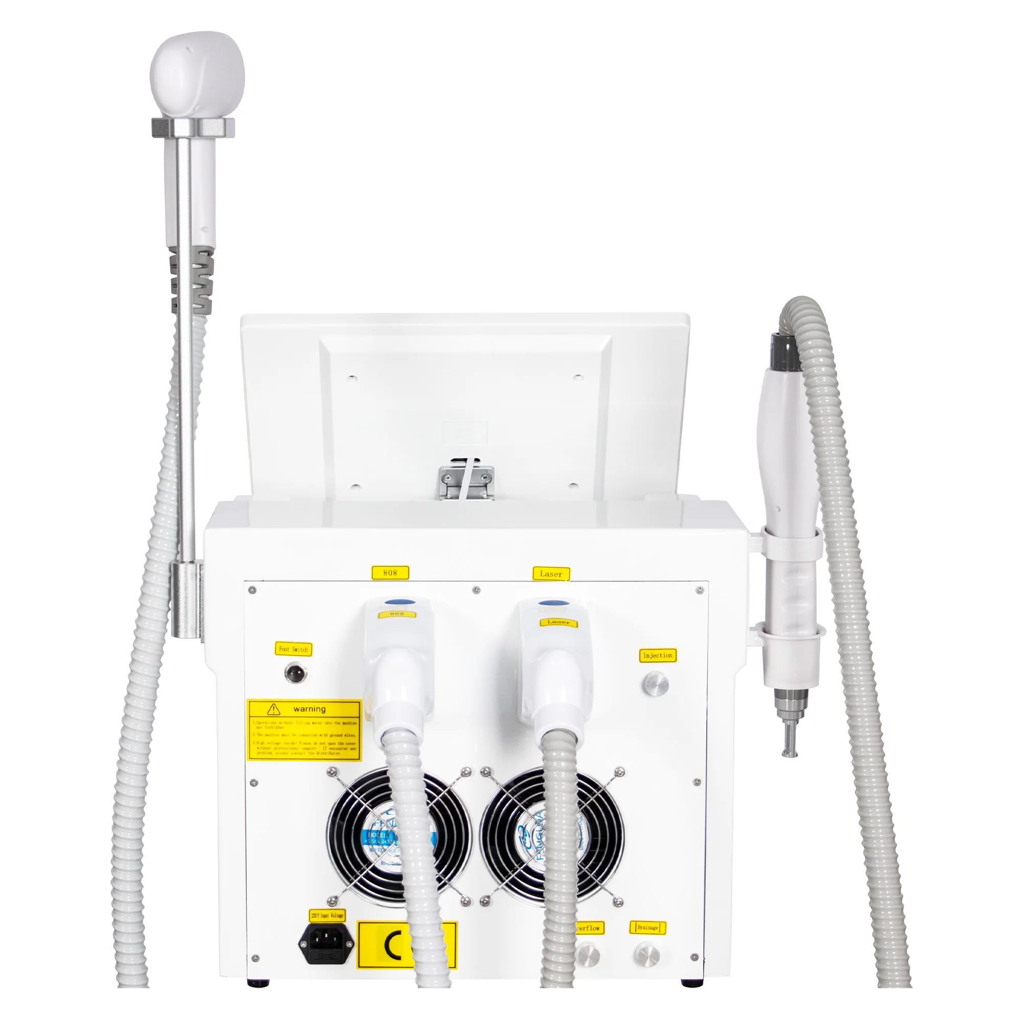 2 in 1 Diode Laser  Hair Remova Ice Painless Alexandrite Picosecond  Tattoo Removal Multi-function cooling system beauty