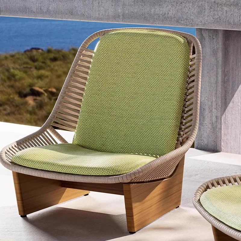 Outdoor sofa rattan courtyard furniture waterproof homestay model room hotel villa balcony leisure combination