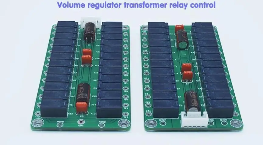 

Relay switching 24 level volume transformer volume remote control display control board