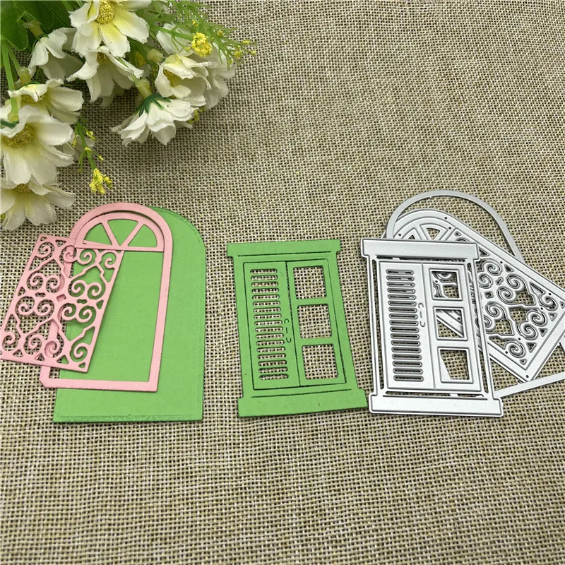 Door window decoration Metal cutting dies  mold Round hole label tag Scrapbook paper craft knife mould blade punch stencils dies