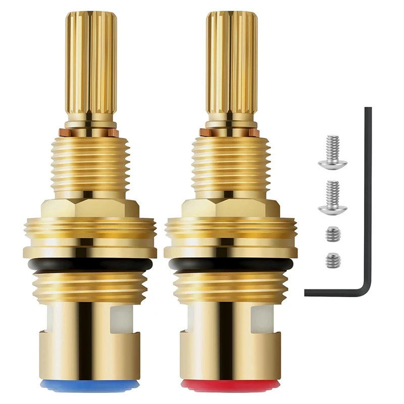 Brass 1-001 & 1-002 Ceramic Valve Cartridge, Compatible For Newport Brass Faucets, Durable Brass Construction