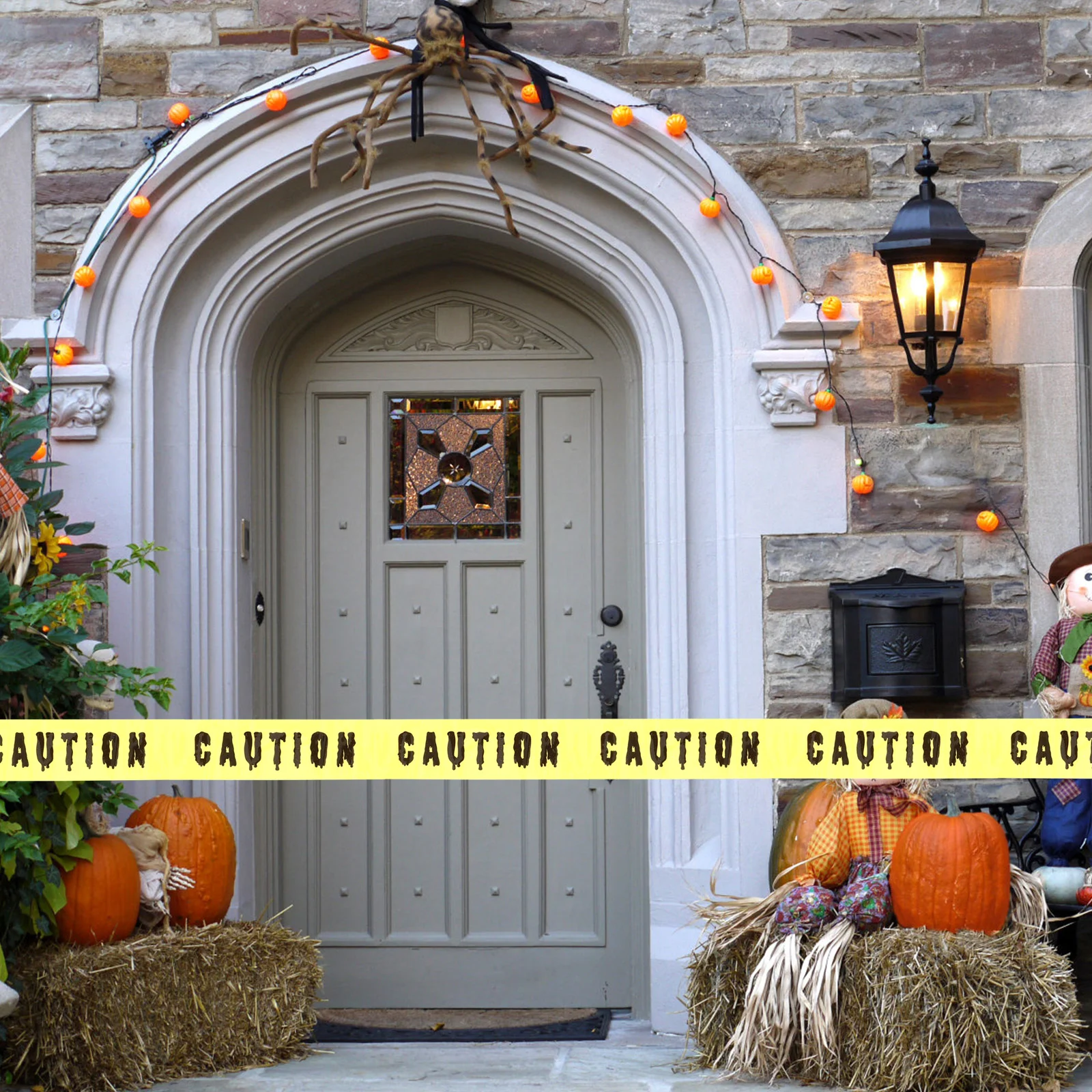 Halloween Warning Tape Tapes Party Decorations Indoor Caution Decorate Adhesive