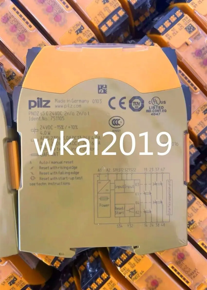 

1PC New For Pilz Safety Relay PNOZ s5 C 24VDC 2n/o 2n/o t 751105