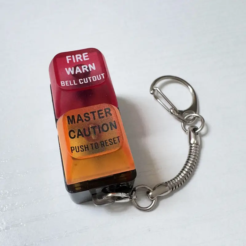 Genuine Boeing 737 Airbus A320 EGPWS Warning Sound Simulator Warns  Commercial Aircraft Route Pilot Crew Car Keychain - Image 15
