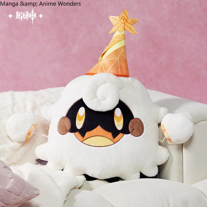 

Cosplay Genuine MiHoYo Game Genshin Impact Linnea Cartoon Cartoon Lumi Plush Pillow Decoration Gifts Official Game Anime